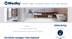 Desktop Screenshot of medby-as.no